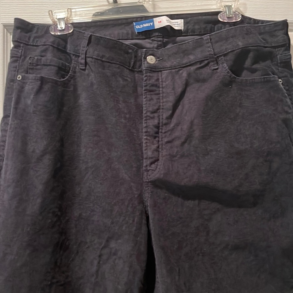 Old navy extra high rise kicker boot cut secret slim pocket corduroy jeans pants